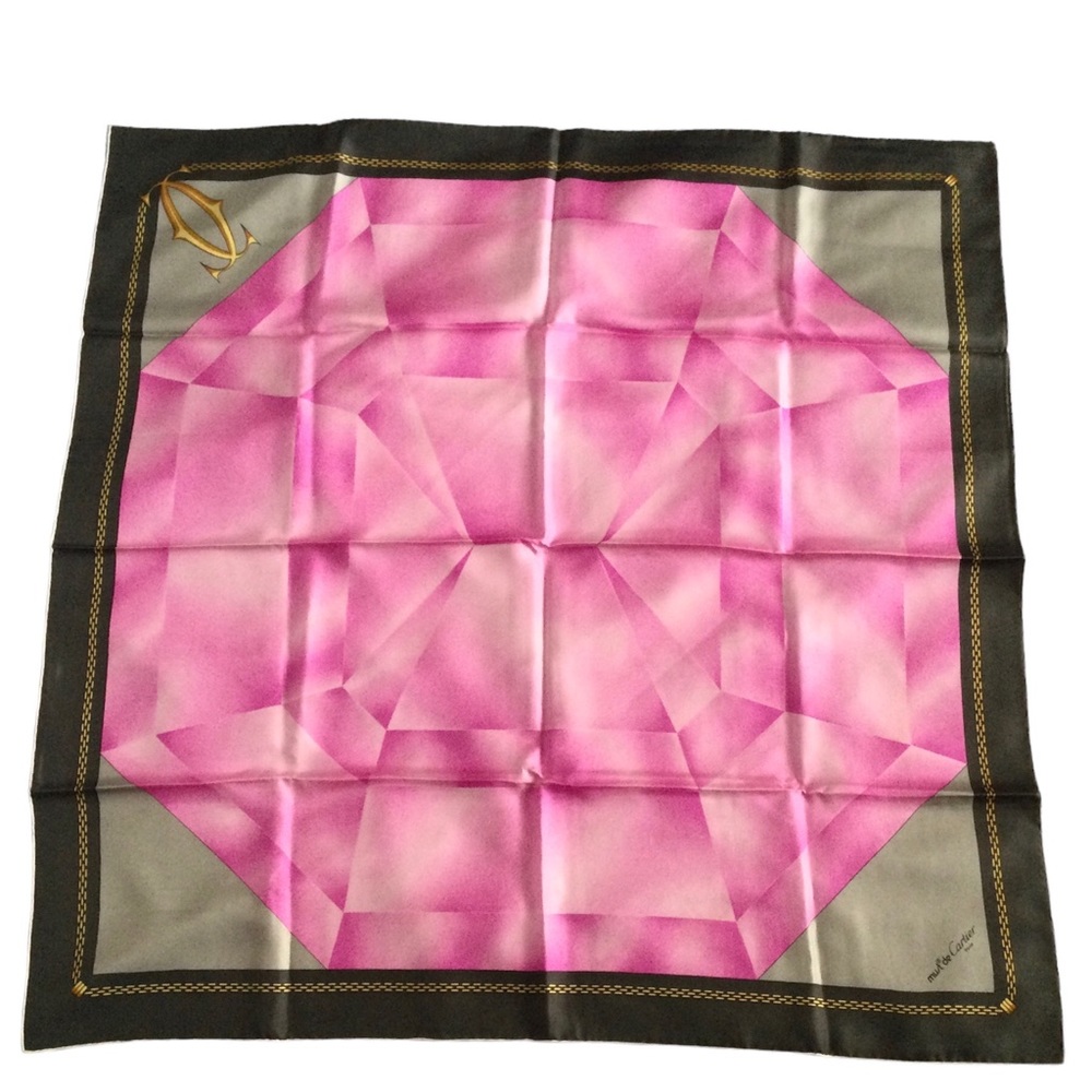 HOST PICK Vintage Must de Cartier Silk Scarf